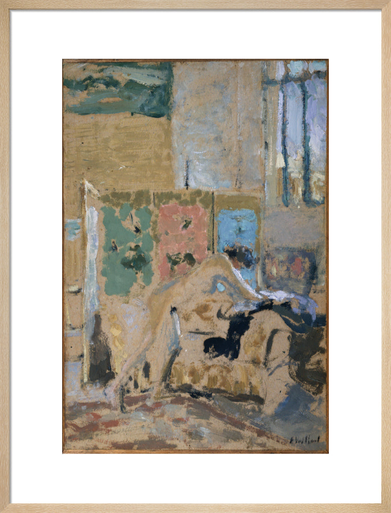 Interior with a Screen (art print, large, natural)