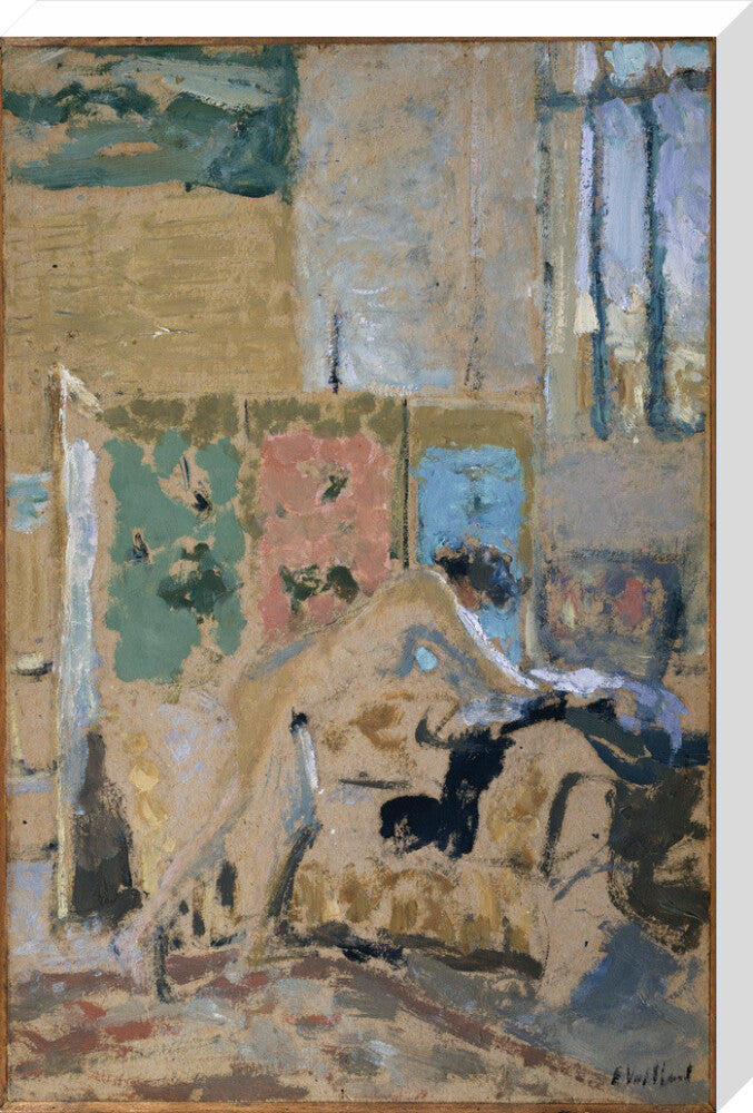 Interior with a Screen (stretched canvas, large, unframed)