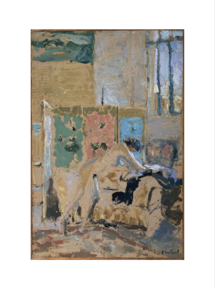 Interior with a Screen (art print, medium, unframed)