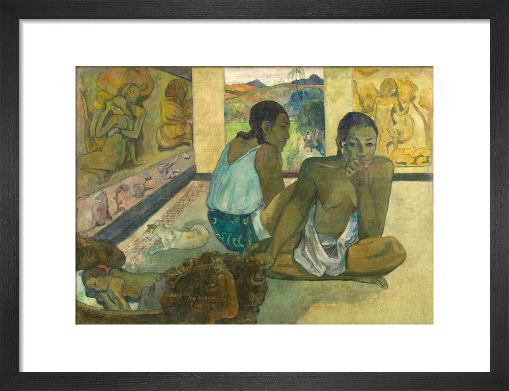 Te Rerioa (art print, small, black)
