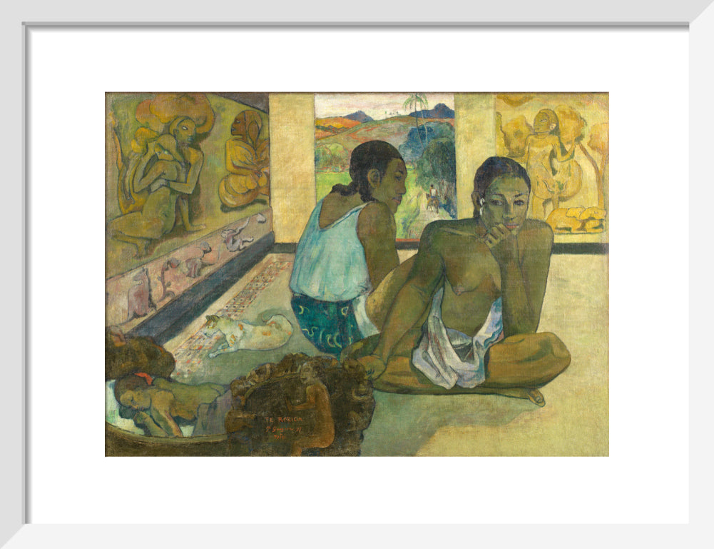 Te Rerioa (art print, small, white)