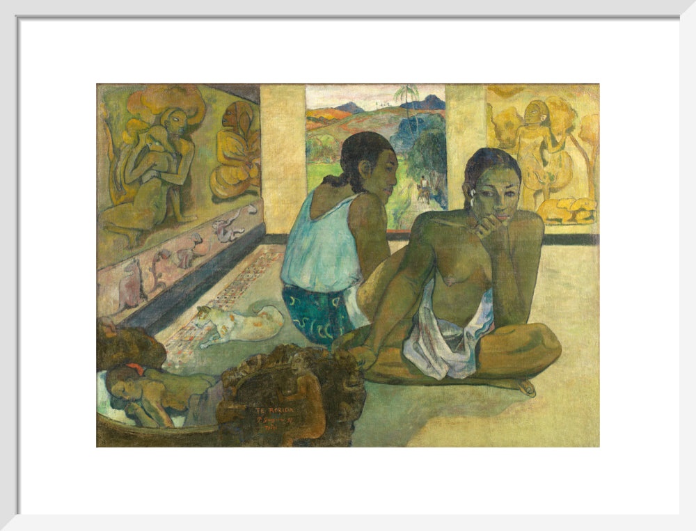 Te Rerioa (art print, medium, white)