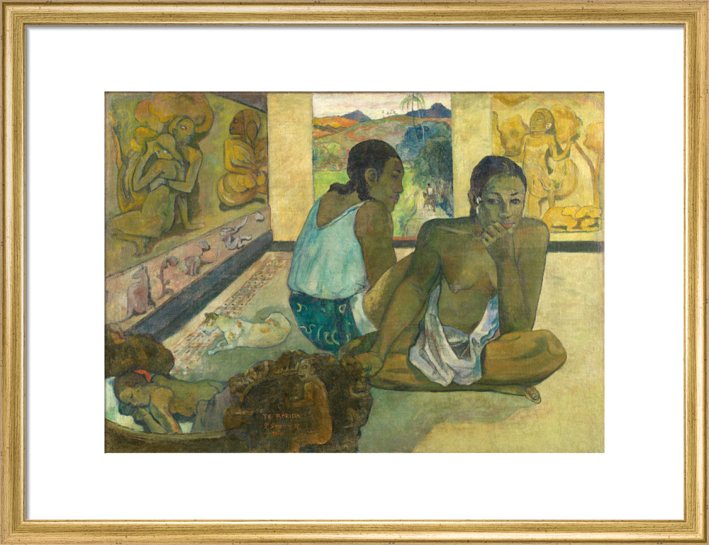 Te Rerioa (art print, medium, gold)