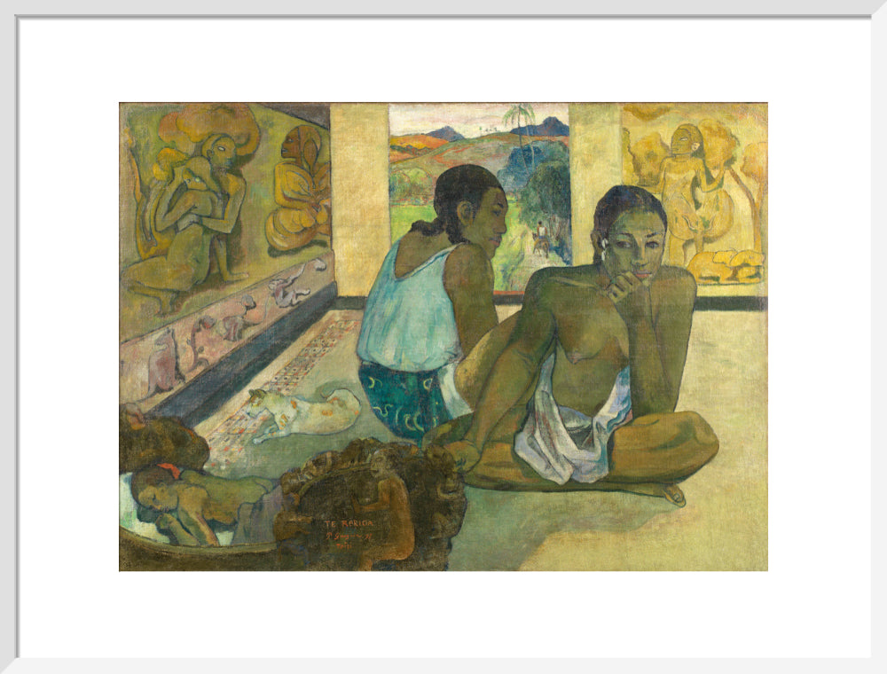 Te Rerioa (art print, large, white)