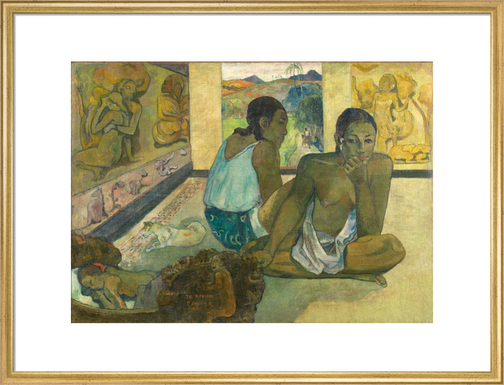 Te Rerioa (art print, large, gold)