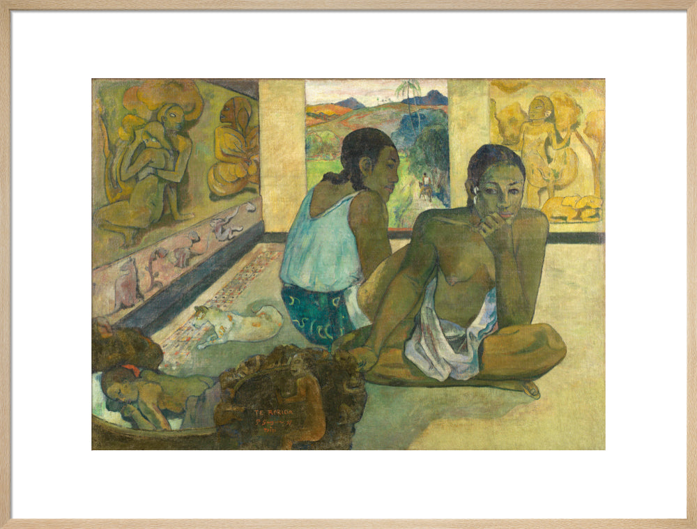Te Rerioa (art print, extra large, natural)
