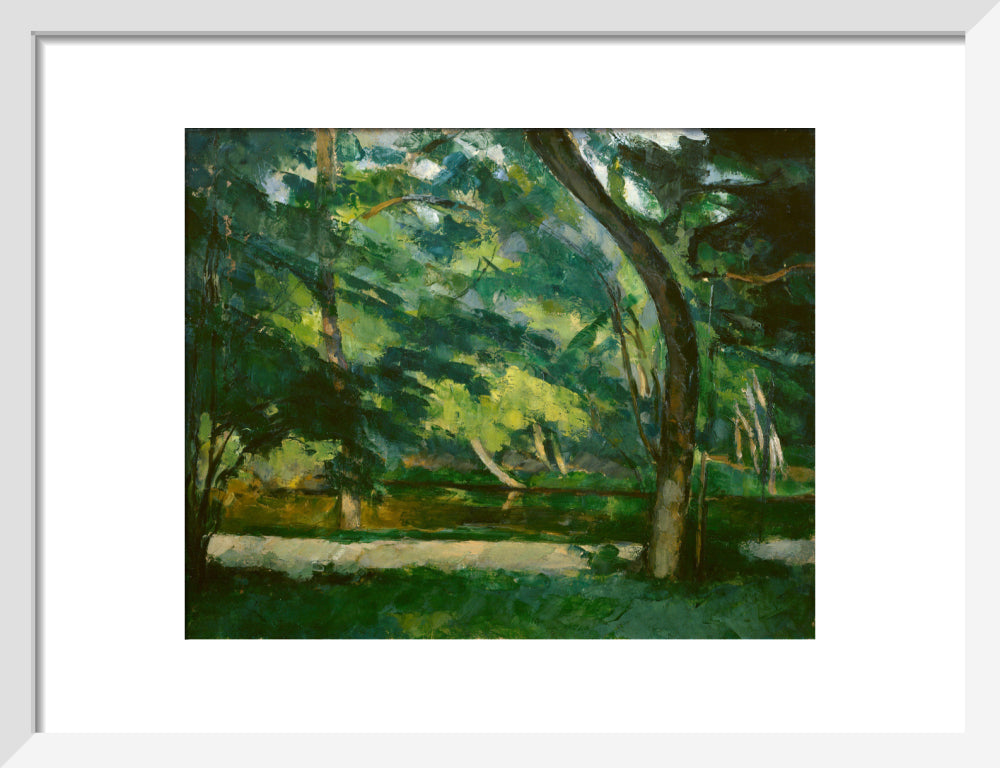 L'Etang des Soeurs, Osny (art print, small, white)