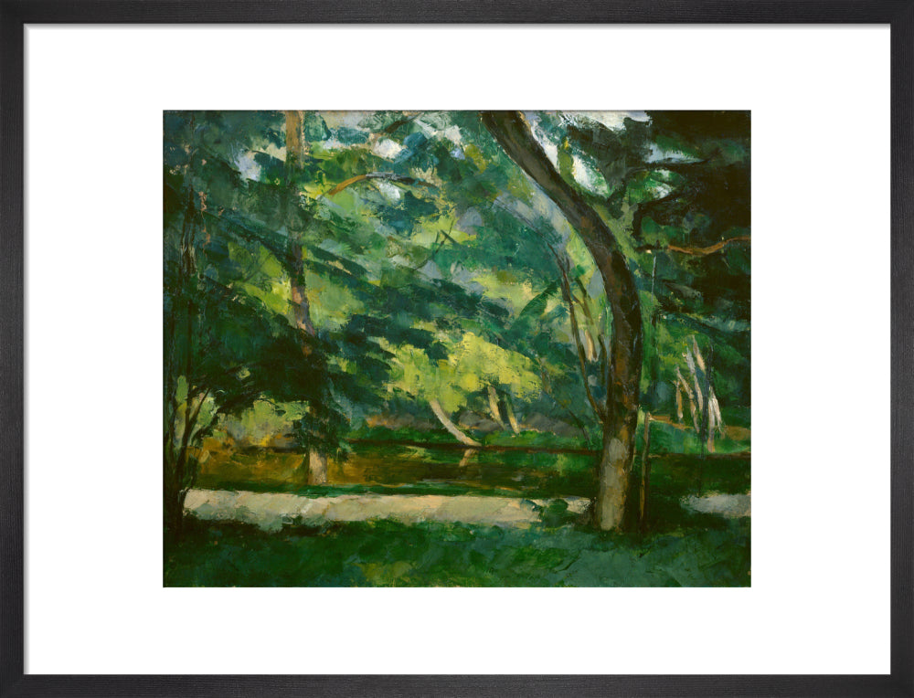 L'Etang des Soeurs, Osny (art print, medium, black)