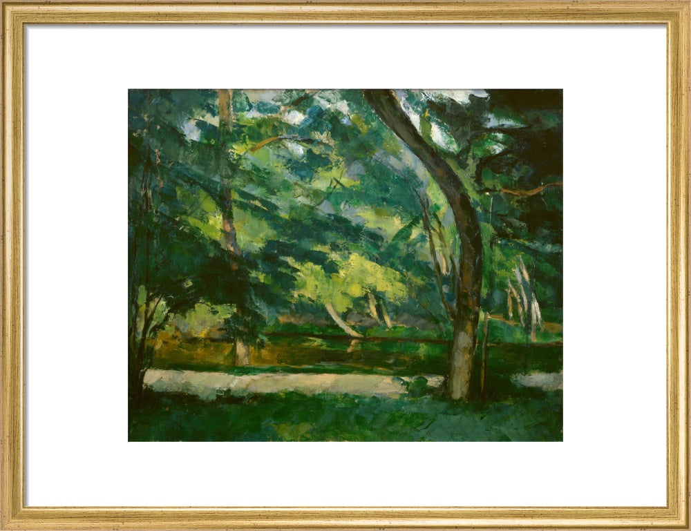 L'Etang des Soeurs, Osny (art print, medium, gold)