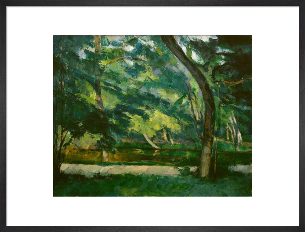 L'Etang des Soeurs, Osny (art print, large, black)