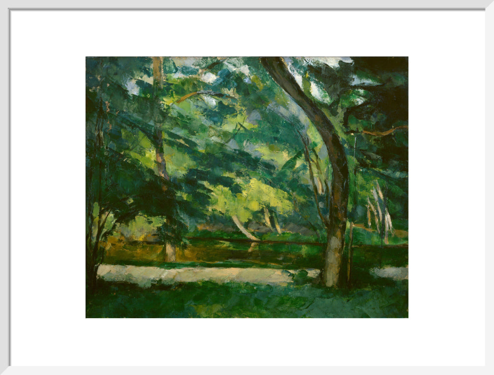 L'Etang des Soeurs, Osny (art print, large, white)