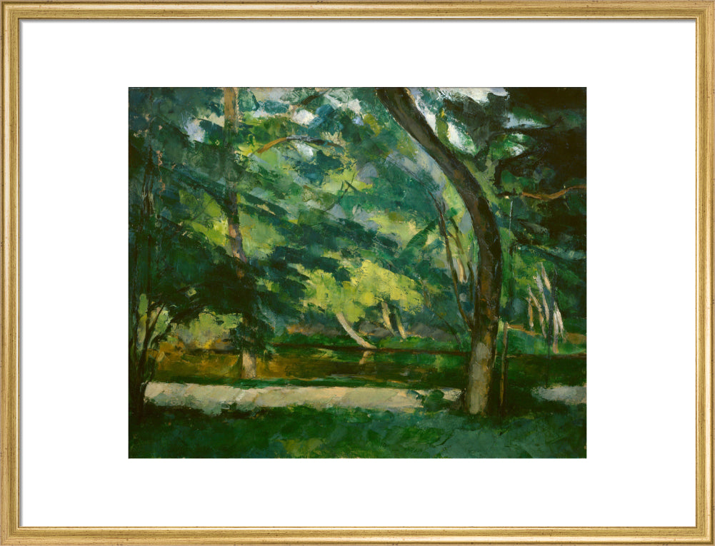 L'Etang des Soeurs, Osny (art print, large, gold)