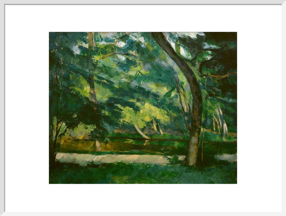 L'Etang des Soeurs, Osny (art print, extra large, white)