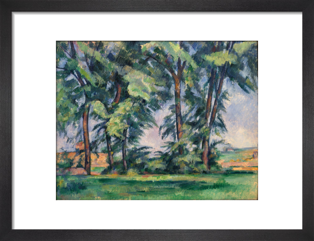 Tall Trees at the Jas de Bouffan (art print, small, black)