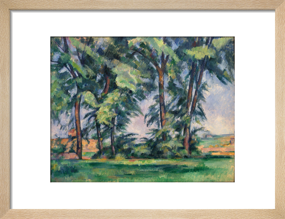 Tall Trees at the Jas de Bouffan (art print, small, natural)