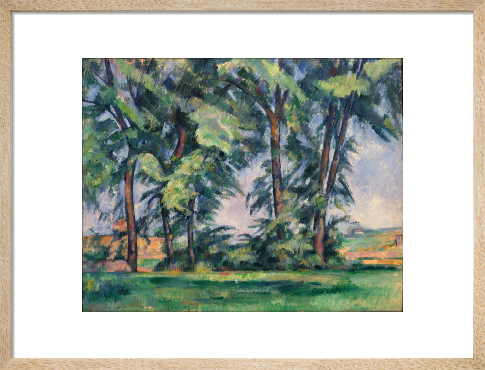 Tall Trees at the Jas de Bouffan (art print, medium, natural)