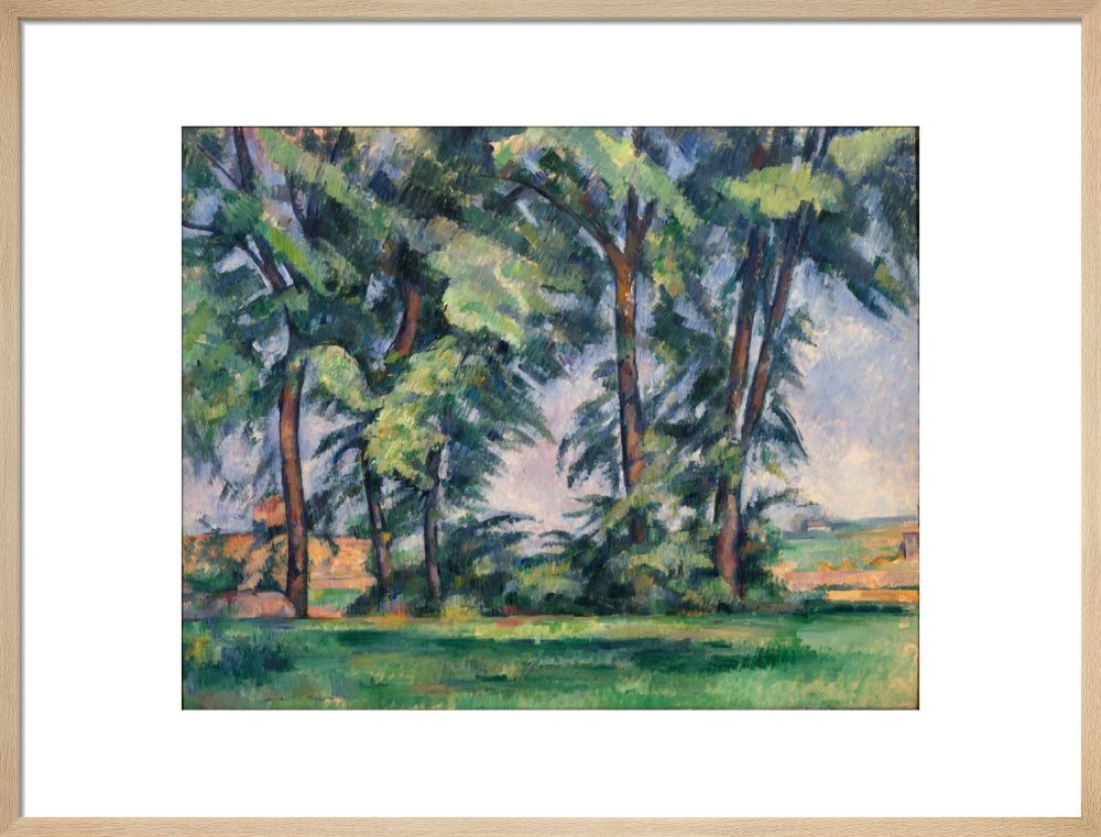 Tall Trees at the Jas de Bouffan (art print, large, natural)