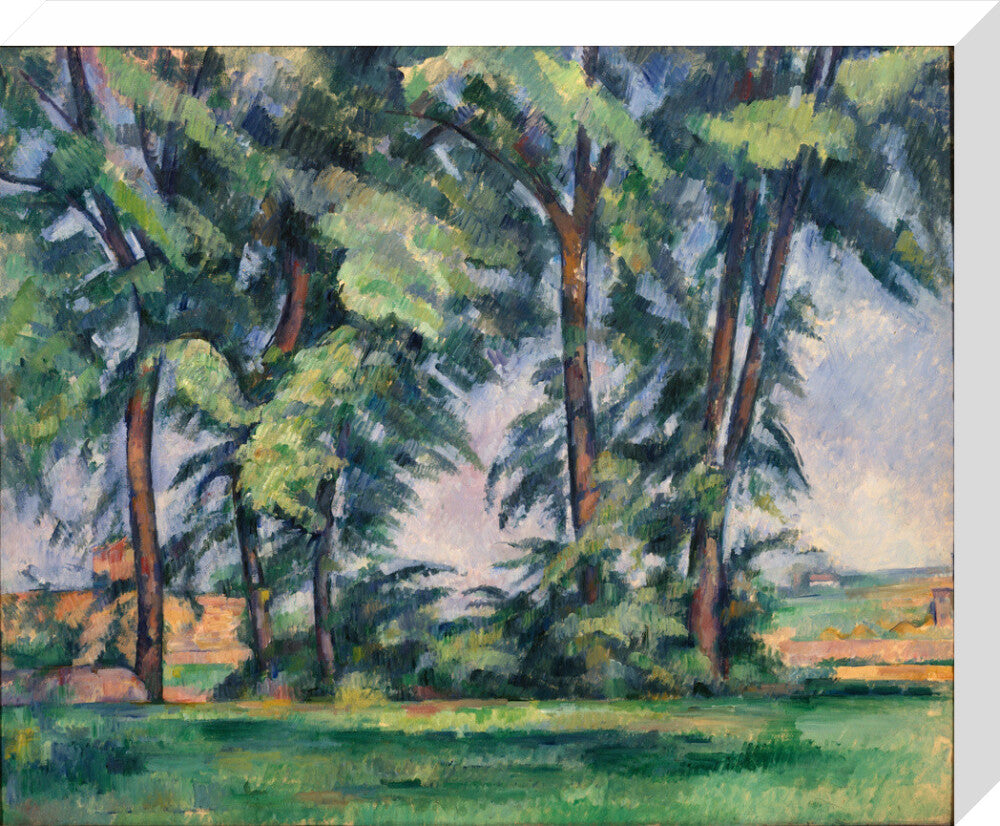 Tall Trees at the Jas de Bouffan (stretched canvas, medium, unframed)