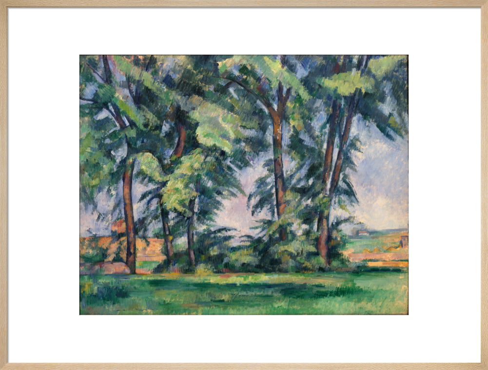 Tall Trees at the Jas de Bouffan (art print, extra large, natural)