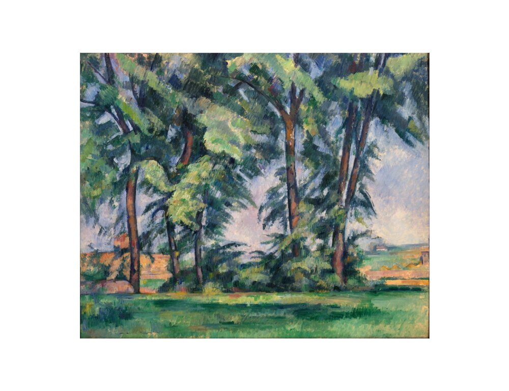 Tall Trees at the Jas de Bouffan (art print, extra large, unframed)