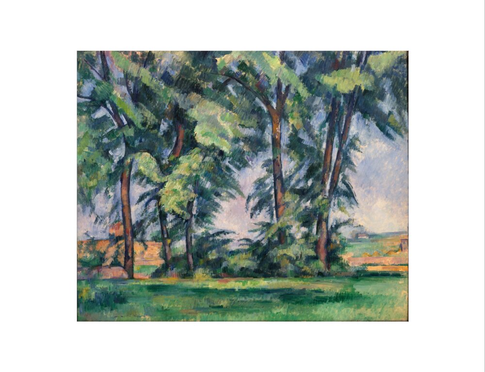 Tall Trees at the Jas de Bouffan (art print, large, unframed)