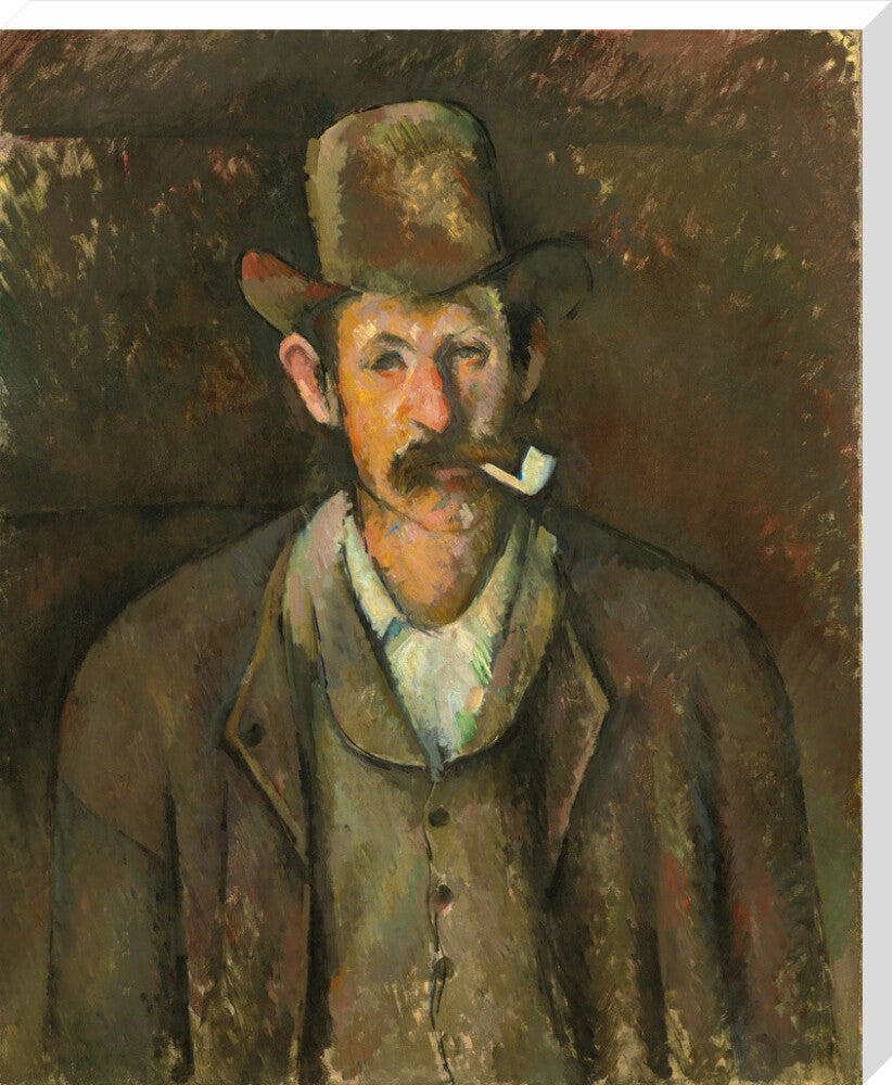 Man with a Pipe (stretched canvas, extra large, unframed)