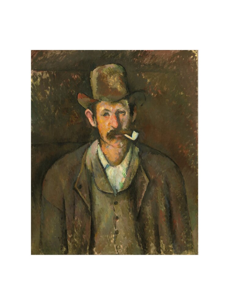Man with a Pipe (art print, medium, unframed)