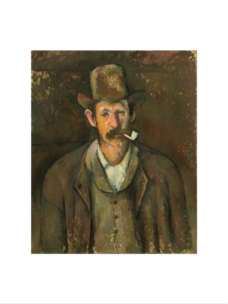 Man with a Pipe (art print, large, unframed)