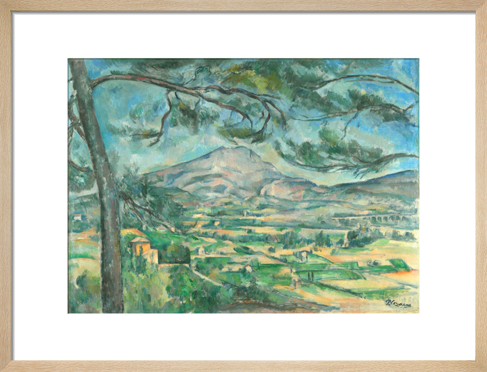 The Montagne Sainte-Victoire with Large Pine (art print, medium, natural)