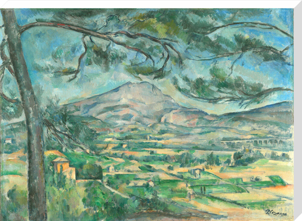 The Montagne Sainte-Victoire with Large Pine (stretched canvas, extra large, unframed)