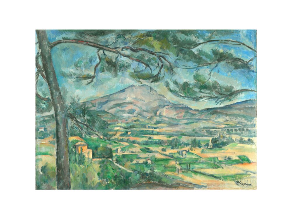 The Montagne Sainte-Victoire with Large Pine (art print, medium, unframed)