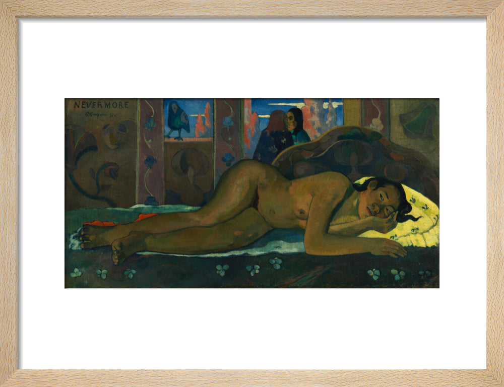 Nevermore (art print, small, natural)