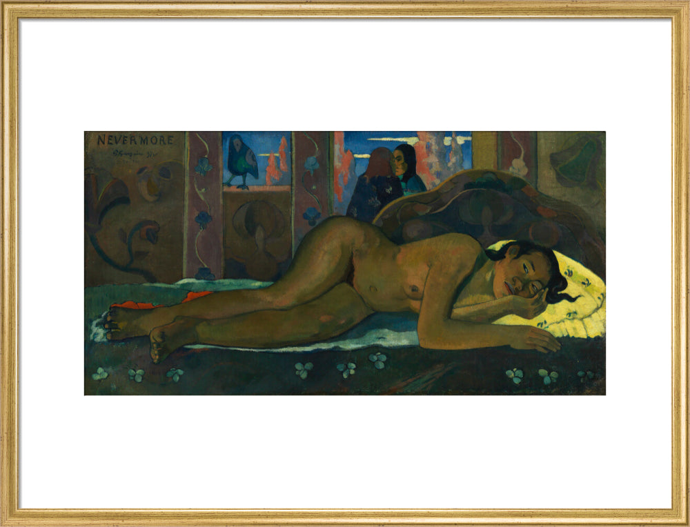 Nevermore (art print, large, gold)