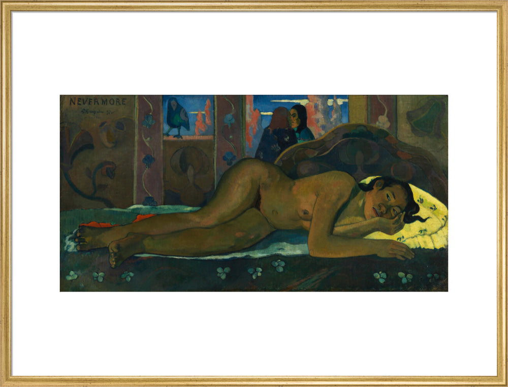 Nevermore (art print, extra large, gold)