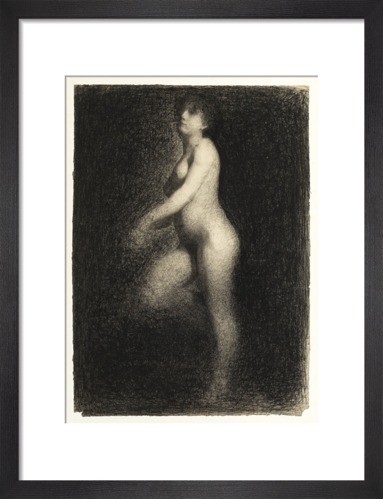 Female Nude (art print, small, black)