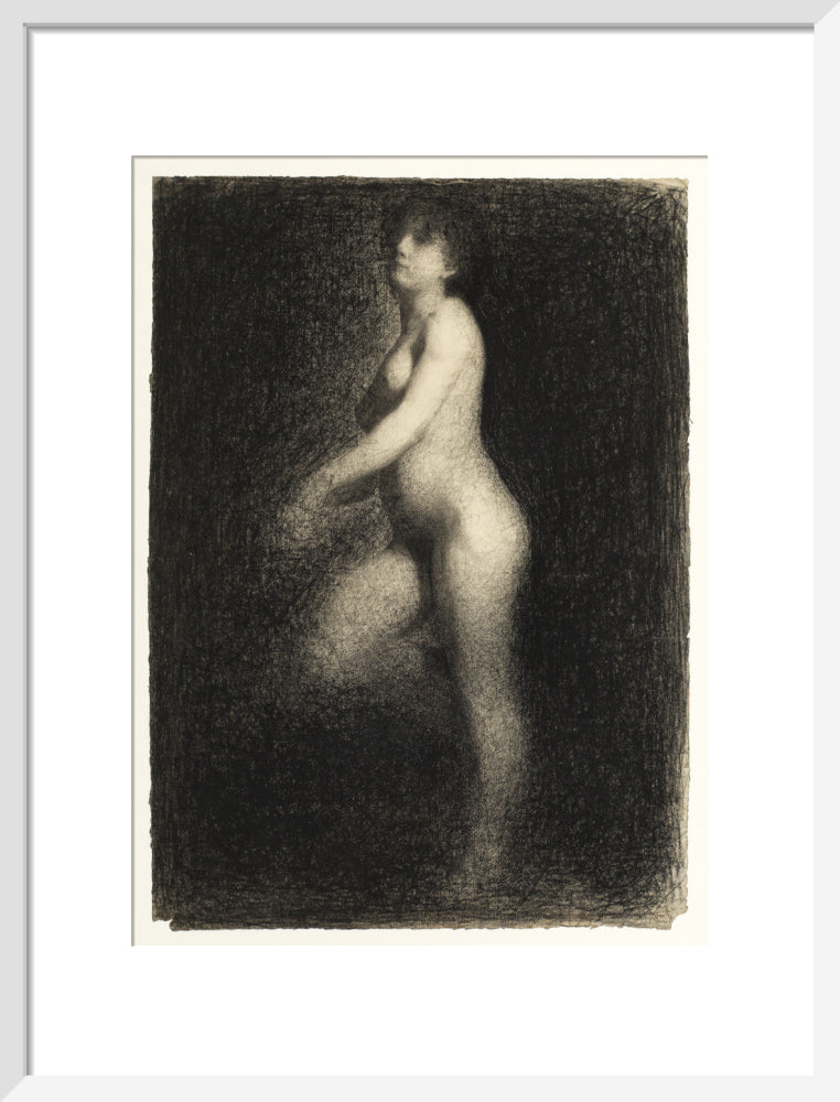 Female Nude (art print, medium, white)