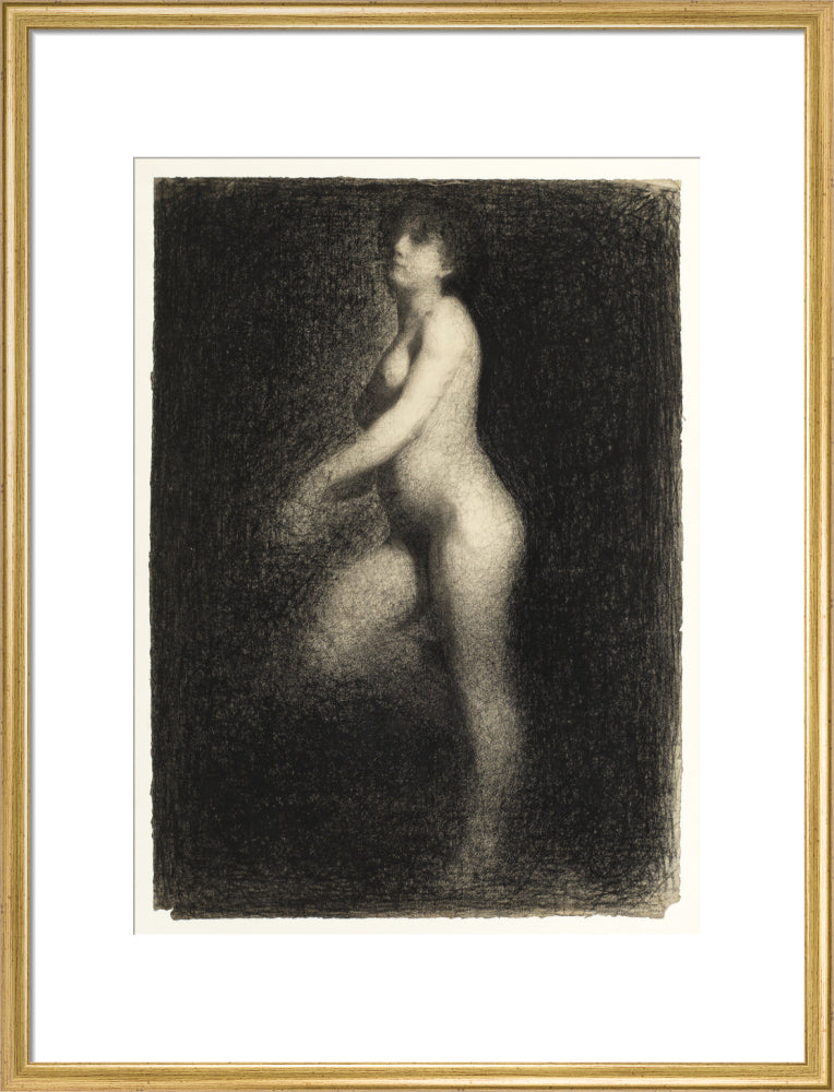 Female Nude (art print, large, gold)