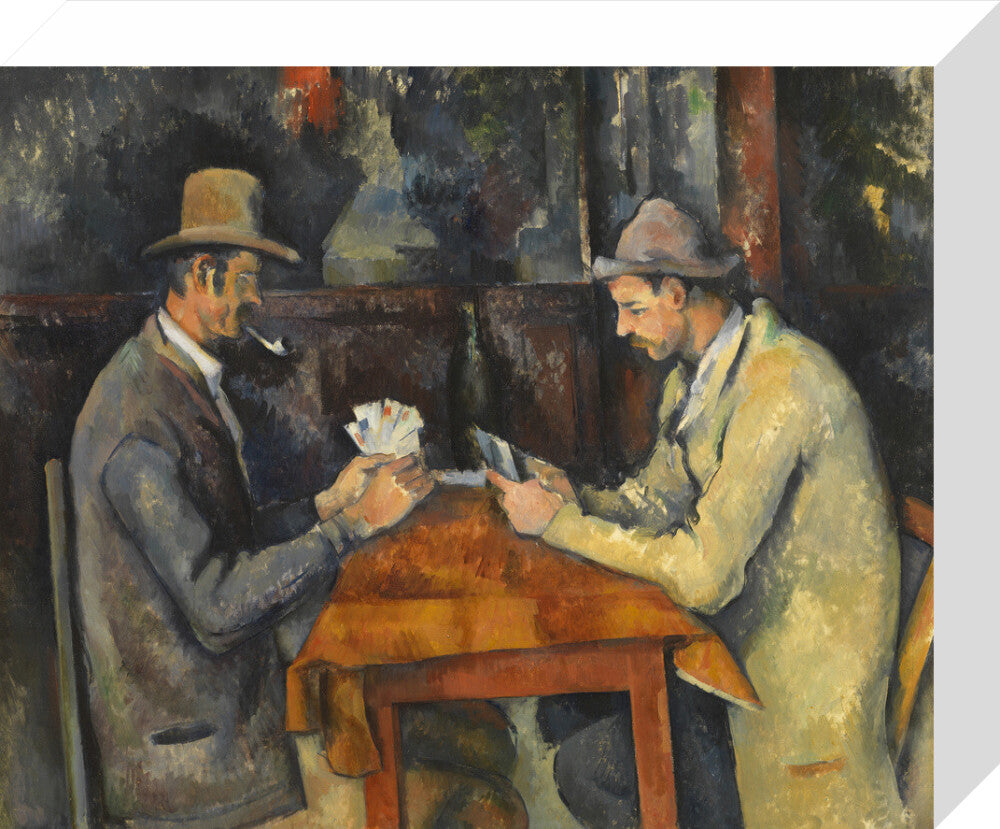 The Card Players (stretched canvas, small, unframed)