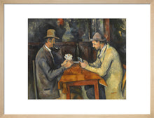 Load image into Gallery viewer, The Card Players (art print, medium, natural)
