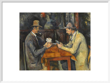 Load image into Gallery viewer, The Card Players (art print, large, white)
