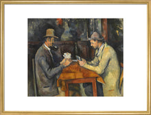 Load image into Gallery viewer, The Card Players (art print, large, gold)
