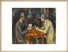 Load image into Gallery viewer, The Card Players (art print, large, natural)
