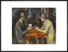 Load image into Gallery viewer, The Card Players (art print, extra large, black)
