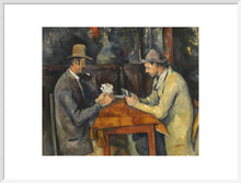 Load image into Gallery viewer, The Card Players (art print, extra large, white)
