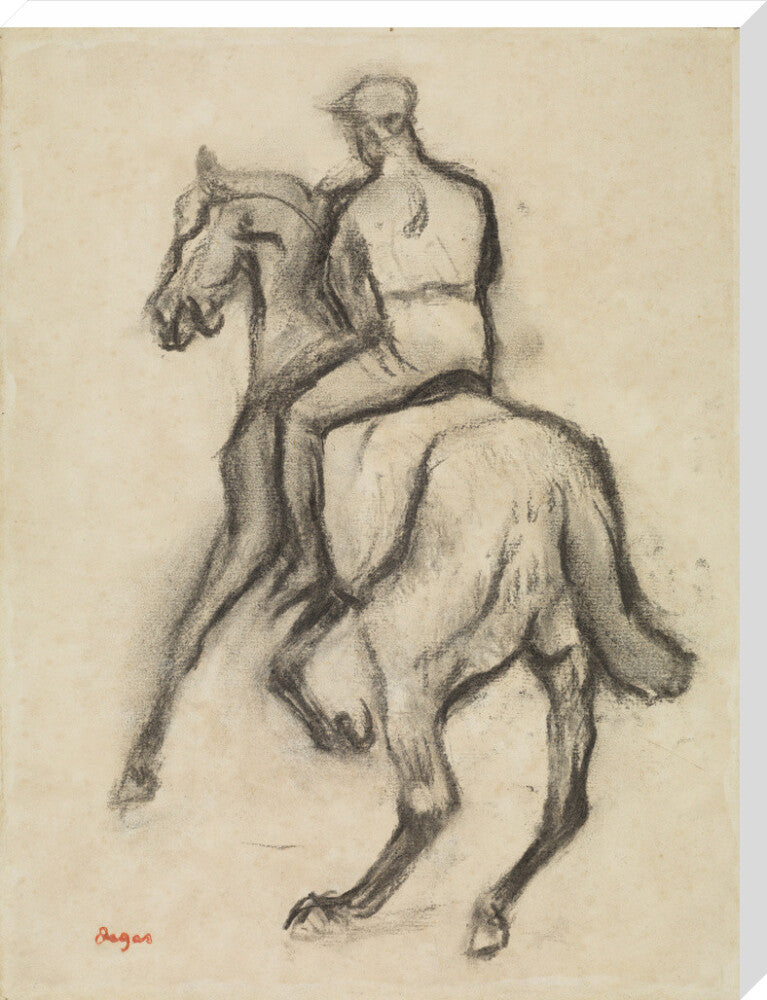 Man on Horseback (stretched canvas, extra large, unframed)