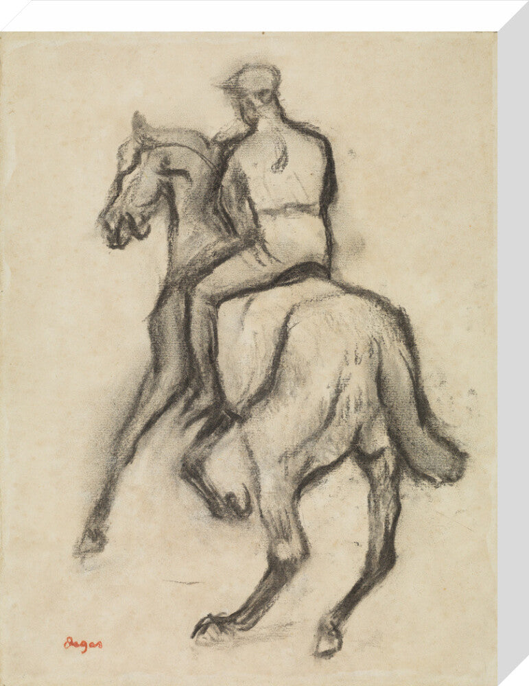 Man on Horseback (stretched canvas, medium, unframed)