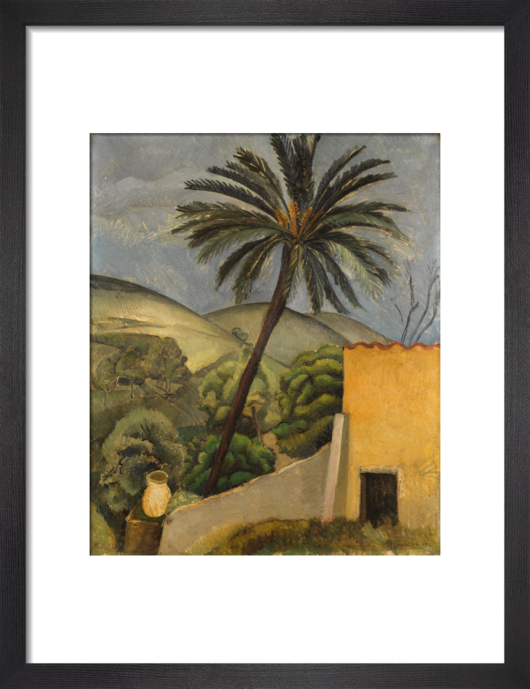 Palm Tree (art print, small, black)