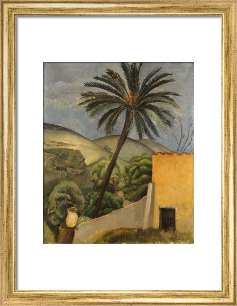 Palm Tree (art print, small, gold)