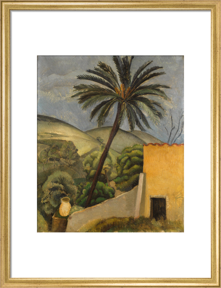 Palm Tree (art print, medium, gold)