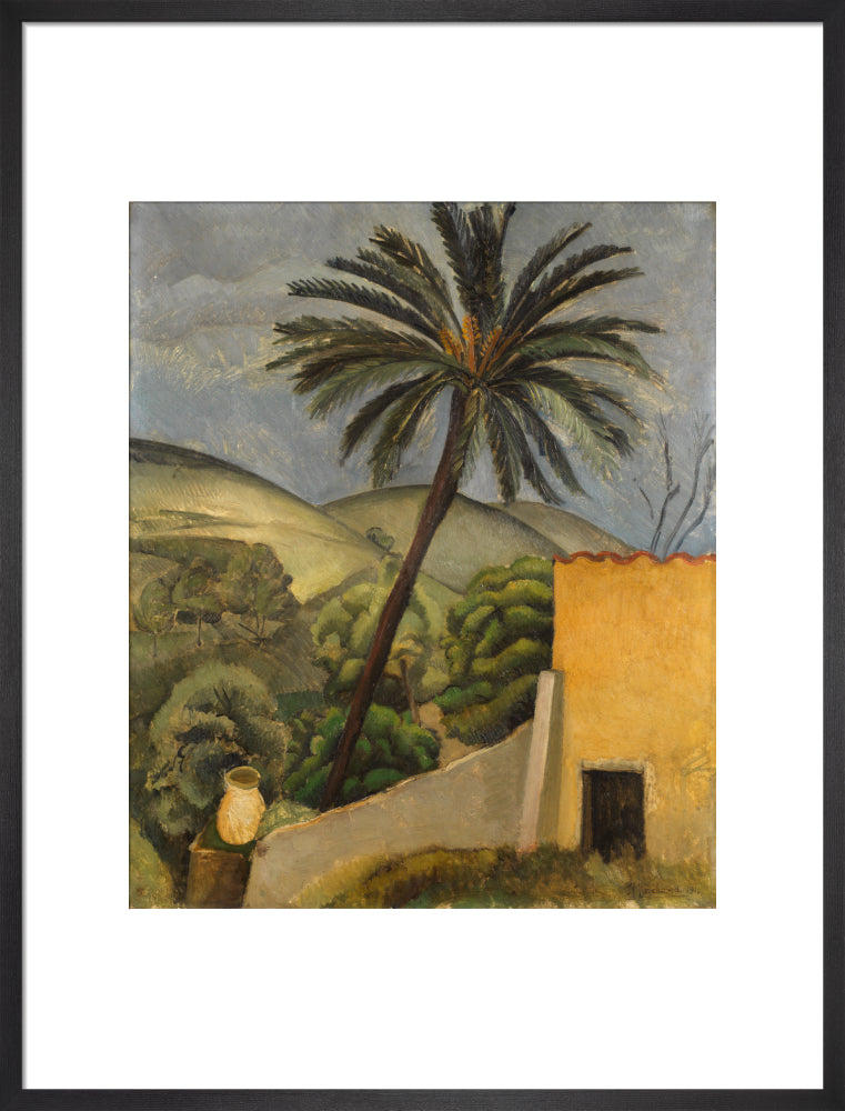 Palm Tree (art print, large, black)